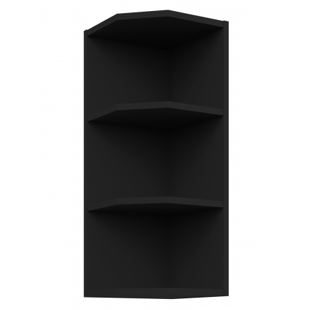 Szafka kuchenna czarna zakończeniowa 30 cm górna CREMA 30 G-72 ZAK